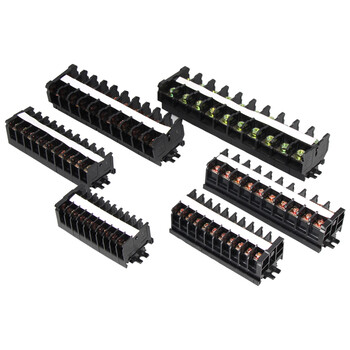 盛菱TK-010/10A导轨组合式接线端子排拼接端子10位接线柱接线排10P 10条起售