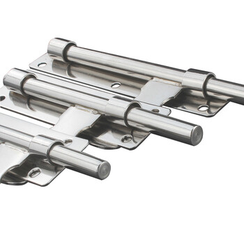 海斯迪克 加厚不锈钢锁扣门扣暗插销 1个 带扣款 4寸（4个起订） HKZ-57