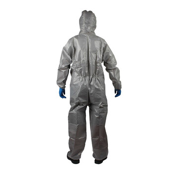 3M防化服4570带帽连体防护服灰色M码1件装货期7天
