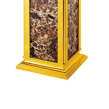 南 GPX-8A 金盖座地南方烟灰桶 镜金咖网 商场垃圾筒酒店落地烟灰桶立式果皮桶商用垃圾桶