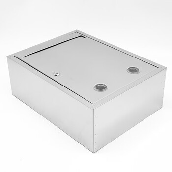 海斯迪克 加厚不锈钢意见箱 防水投诉建议箱信箱 挂墙扫黑除恶举报箱创意 特大号2带孔