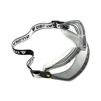 代尔塔防护眼镜防喷溅防冲击防雾防刮擦护目镜透明 101104