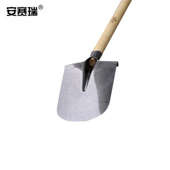 安赛瑞 尖头泥锹头 锰钢尖头锹 铲雪除冰铁锹 园林农用防汛抗洪铁铲 尖头锹 不含木柄26353