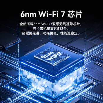 中兴（ZTE）巡天BE5100无线家用wifi7路由器 自研10核芯片 千兆双频wifi路由 5颗信号放大器穿墙王游戏加速