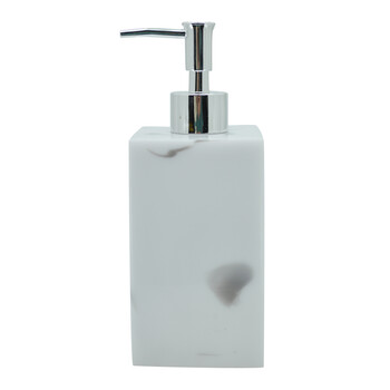 益美得 DB7086 浴室洗发水沐浴露分装瓶子按压瓶皂液器空瓶 白仿700ml无字