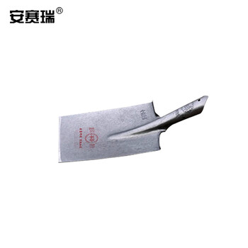 安赛瑞 方头泥锹头 锰钢方头铁锹 园林农用防汛铲雪除冰 不含木柄 企业定制 军印 26352