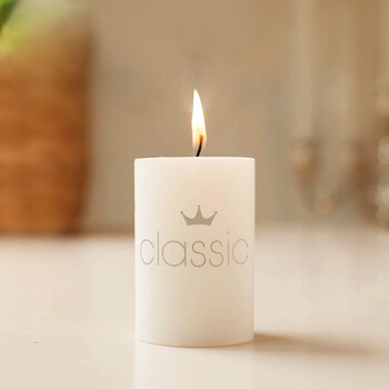 慎固 应急照明蜡烛 应急防汛防灾停电断电户外野营蜡烛 白蜡烛【5*5CM】