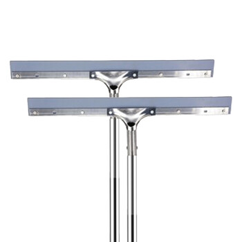 亿丽佳 不锈钢商用地刮推水器75cm体育馆酒店大厅停车场地板路面刮水 3件/组