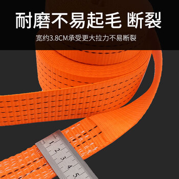 保拉(Paola) 货车紧绳器6米 卡车货物捆绑带收拉紧器捆绑器 车用加宽加厚绷带收紧带货车用的绳子带钩7082