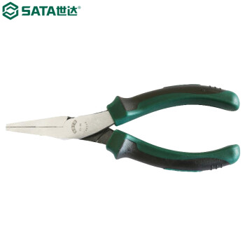 世达（SATA）70614A 省力型迷你扁嘴钳5.5 钢
