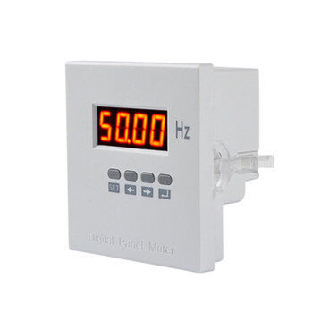 伊莱科(ELECALL)数显频率表赫兹表频率计数字智能电表96*96ELE-F31J白色ELE-F51J7