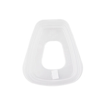 3m 501滤棉盖 面罩过滤棉塑胶盖 面具配件 搭配6200防护面具使用 10个 定做