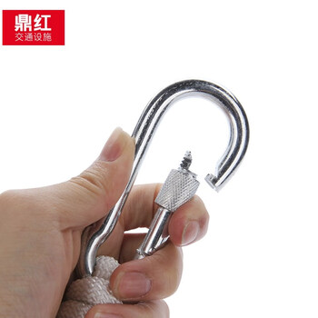 鼎红户外登山攀岩安全钩逃生安全绳链接扣安全扣葫芦钩弹簧扣保险钩子绳索链钥匙钩安全钩10厘米（5个装）