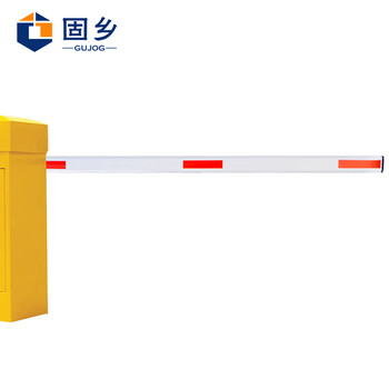 固乡停车场道闸杆【可定制】八角直杆铝合金杆小区挡车杆入口杆门卫（一根杆4米黑黄）