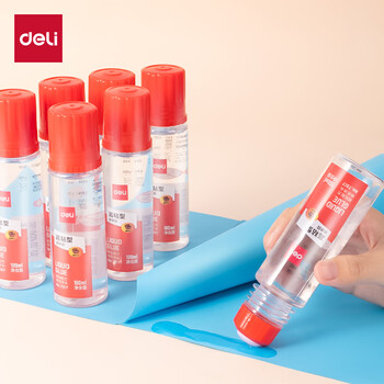 得力(deli)100ml强粘型高透明胶水  1支  7317