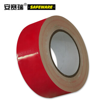 安赛瑞 反光型管道标识色环带（红）2.5cm×27m 反光管道色标带 工业管道反光色环带 33563