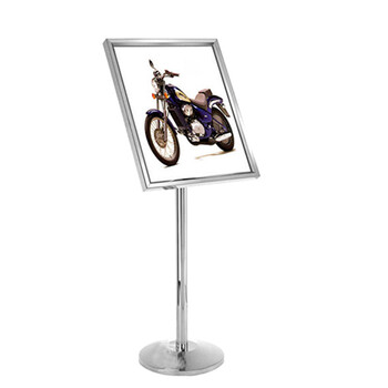 南 P-5A 锥脚指示牌 镜钢 酒店指示牌迎宾牌宣传导向展示牌