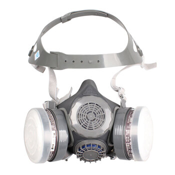 思创科技 橡胶半面罩口罩化工喷漆应急救援酸碱农药氨 ST-M60X-1B 1套（不含滤盒）