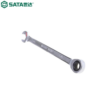 世达（SATA）43108  英制全抛光两用快扳3/4"