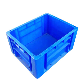 海斯迪克 HKW-165 加厚塑料周转箱 韩式物流箱仓储物箱 货架零件箱运输汽车配件工具箱 400*300*150mm蓝