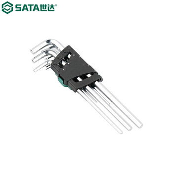 世达（SATA）09103 9件特长内六角扳手组套