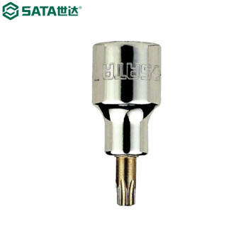 世达（SATA）24104 12.5MM系列50MM长花形旋具套筒T30