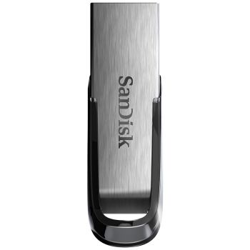 闪迪(SanDisk)16GB USB3.0 U盘 CZ73酷铄 银色 读速130MB/s 金属外壳 内含安全加密软件