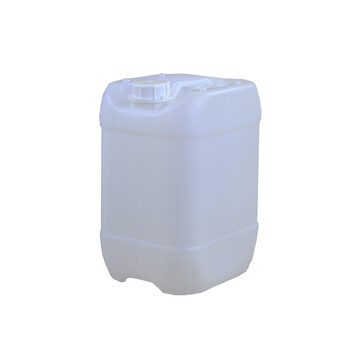 兰诗（LAUTEE）DA2203 塑料桶蓝堆码桶密封化工桶白色方桶包装桶 25L蓝色B款