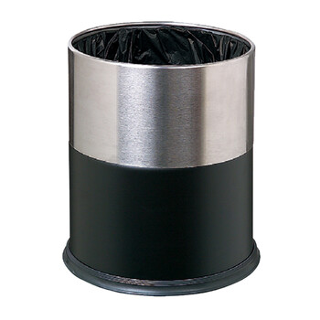 南 GPX-107 南方双色套装垃圾桶 砂钢套黑色 酒店宾馆商用客房不锈钢垃圾桶 居家房间桶 果皮桶