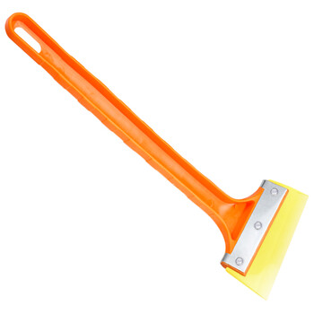 兰诗（LAUTEE）CD-4007 铁片牛津除雪铲 户外冰霜除雪铲子 车用冬季冰铲刮雪板 铁片长柄 三颗螺丝 单个装