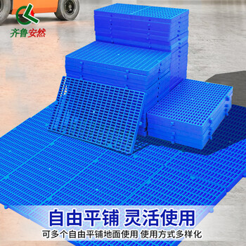 齐鲁安然 网格塑料托盘 栈板 地台防潮防水垫 卡板 仓库货物隔断垫板 叉车托盘  600*300*30mm