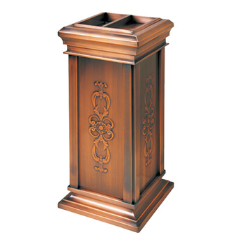 南 GPX-8D01 皇家座地 南方烟灰桶 古铜 商场垃圾桶 酒店落地烟灰桶立式果皮桶商场垃圾筒