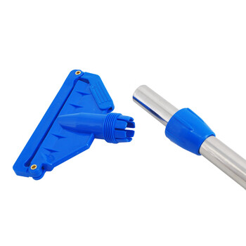 益美得 不锈钢杆棉线蜡拖商用棉纱拖把物业保洁吸水地拖墩布 拖布头2块装