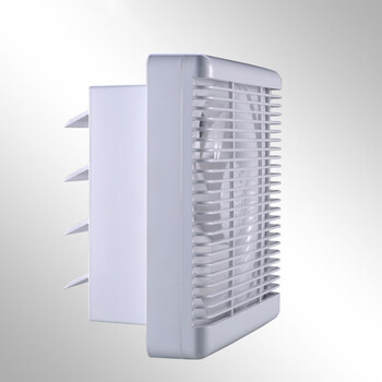 卓炫（ZHUOXUAN）12寸单向风压排气扇百叶窗换气扇抽油烟排风强抽风机  面板400mm开孔345mm