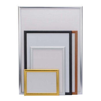 稳斯坦(Winstable)WST246 展示框 广告框 海报架框 广告画框装裱 开启式 展示贴 钉墙边框(45*60cm亮银圆角)