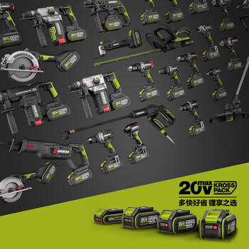 威克士（WORX）工业集尘吸灰墙干湿两用大吸力无刷电机大功率吸尘器20V电动WU036.9吸尘器4.0一电一充