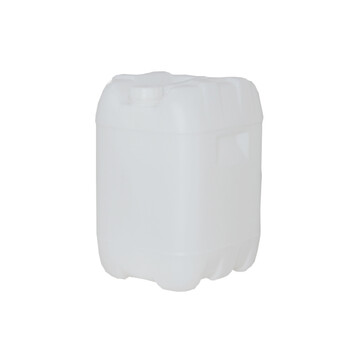 兰诗（LAUTEE）DA2203 塑料桶蓝堆码桶密封化工桶白色方桶包装桶 5L半透明