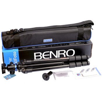 百诺（Benro）AF18+ 微单反三角架变独脚架佳能索尼康相机专业摄影测温仪三脚架云台套装