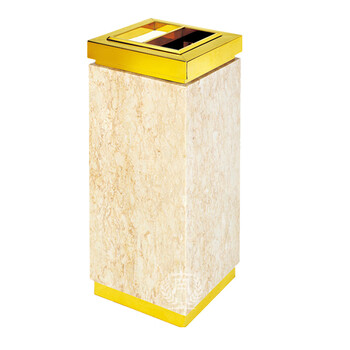 南 GPX-7A01 金盖座地南方烟灰桶 镜金 落地烟缸垃圾桶酒店宾馆垃圾筒烟灰桶