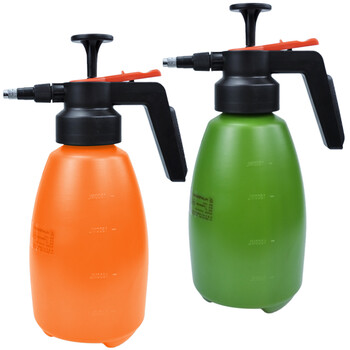 益美得 喷壶园林园艺高压喷壶喷雾洒水器大容量 1.8L橘色