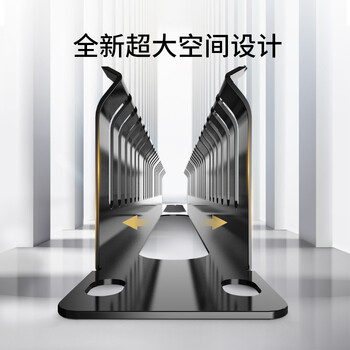 万级（WANJEED）理线架24档48口 机架式网线理线架 加厚型19英寸1U网络跳线理线器机柜配线管理器 WJ-17211