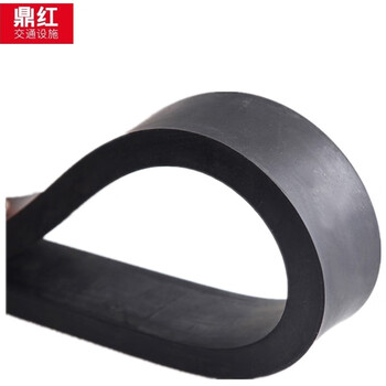 鼎红橡胶减震垫设备防震垫橡胶垫橡胶皮垫加厚机械防振垫长方块缓冲垫 50*50*15mm(5个装)