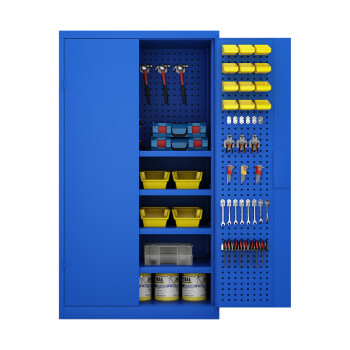 建功立业重型工具柜车间用工具箱五金零件整理柜GY2715蓝色