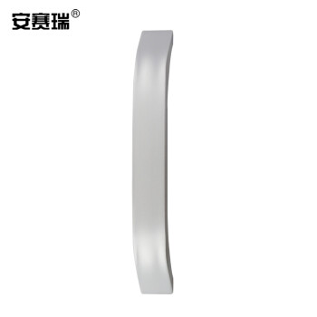 安赛瑞 简约柜门拉手（5个装）现代简约抽屉柜门五金把手拉丝橱柜锌合金祥兴拉手孔距96mm  510085