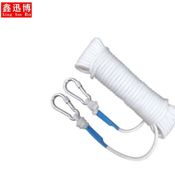 鑫迅博 消防绳安全绳钢丝芯耐磨应急逃生绳救援绳35米