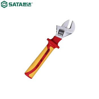世达（SATA）47103 VDE绝缘耐压活动扳手10”