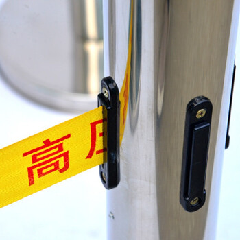 伟光 不锈钢隔离护栏 隔离带栏杆 加厚警戒线隔离带伸缩带排队道路安全线围栏安全隔离护柱 2米双带 1套