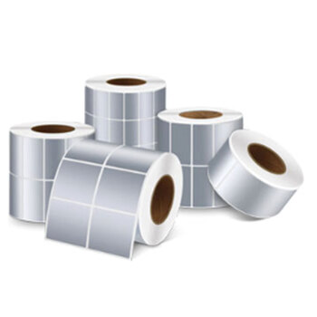 冰禹 BYlf-126 冰禹哑银龙不干胶标签 亚银龙贴纸 防高温 防水标签 条码贴 60*40*1000