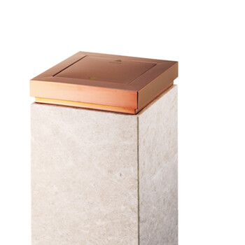 南 GPX-7E 大理石座地 南方垃圾桶  玫瑰金 办公楼立式座地烟灰桶户外垃圾箱大厅大堂电梯口烟灰桶