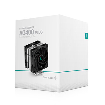 九州风神（DEEPCOOL）玄冰400V5PLUS CPU电脑散热器附带硅脂（镀镍4热管/双风扇/可超频220W/多平台支持）